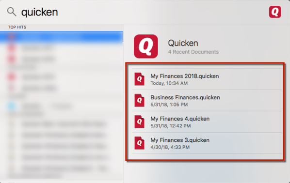 quicken for mac learing